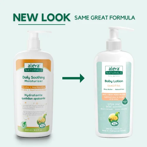 Vista 3 de Aleva Naturals Hidratante calmante diario, 8 onzas líquidas