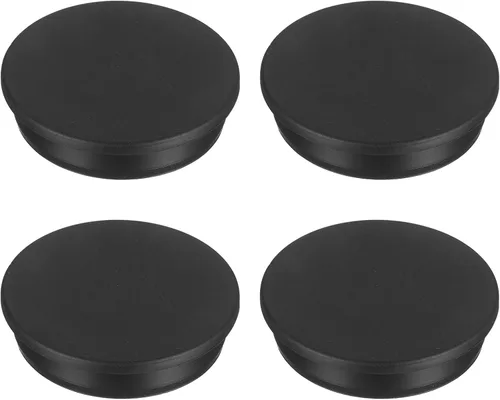 Vista 140 de MECCANIXITY - Tapones de silicona en forma de T (26mm, 1 pulgada de diámetro), color negro