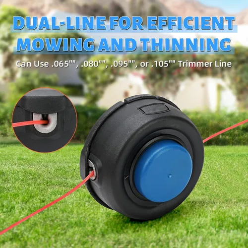 Vista 5 de Paquete de 2 cabezales de recortadora T35 224L para Husqvarna Weed Eater 123L 128LD 223L 225L 232L 322L 324LX 325L 325LX 326LX 326LX 326LDX 322R