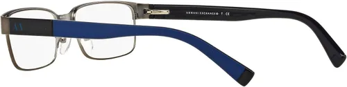 Vista 5 de Armani Exchange mens Ax1017 Rectangular Prescription Eyewear Frames