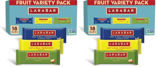 Vista 8 de Larabar Paquete variado, barras de frutas y nueces, 18 unidades, 28.8 onzas Includes Blueberry Muffin, Lemon Bar & Apple Pie, 6 Bars Each, Plant