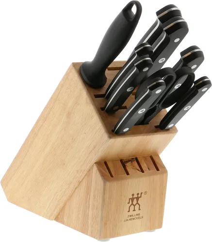 Vista 9 de ZWILLING Juego de 10 bloques de cuchillos gourmet Negro