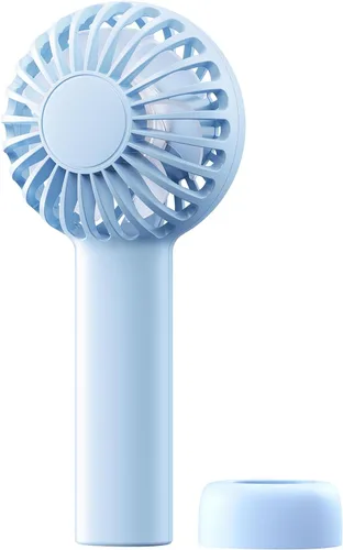 Vista 15 de SWEETFULL Mini Ventilador Portátil – Ventilador de Mano Recargable, 3 Velocidades, Pequeños Regalos de Mano Personales para Artículos Esenciales