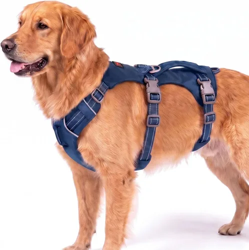 Vista 17 de Arnés para perro Tuff Pupper a prueba de escapes para perros extra pequeños Arnés ajustable ligero sin tirones Equipo multifuncional