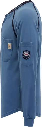 Vista 73 de BOCOMAL FR Shirts - Camisa ligera de 5.5 onzas de manga corta y resistente al fuego/ignífuga