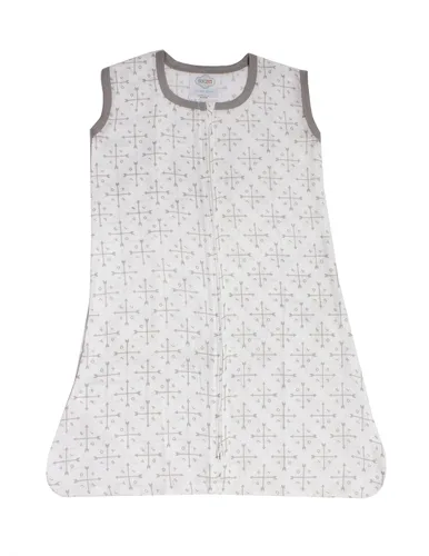 Vista 3 de Bacati - Saco de dormir con estampado de muselina (flechas de amor para recién nacidos, negro)