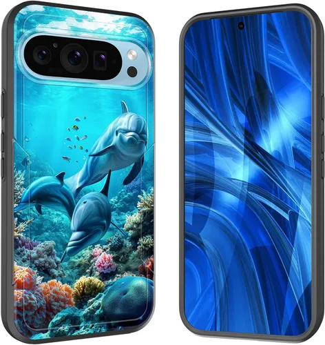 Vista 10 de Funda para Pixel 7A, [probada contra caídas de grado militar] Funda protectora resistente a prueba de golpes para Google Pixel 7A de 6.1 pulgadas
