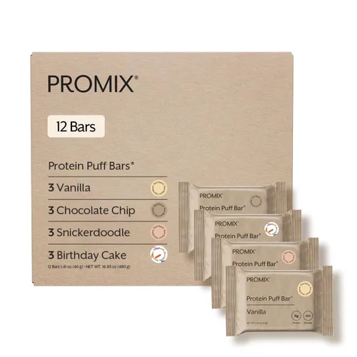 Vista 7 de ProMix Nutrition Barras de mazapán de proteína vegana Alto contenido en proteínas, bajo en calorías, golosina crujiente de malvavisco Kosher