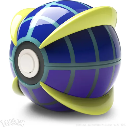 Vista 5 de The Wand Company Original Poké Ball - Réplica auténtica de la Pokébola, realista, electrónica, fundida a presión, con estuche para exhibición, luz