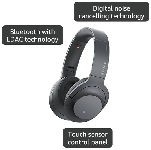 Vista 3 de [Renovado] Auriculares inalámbricos Sony H900 N de alta resolución y cancelación de ruido