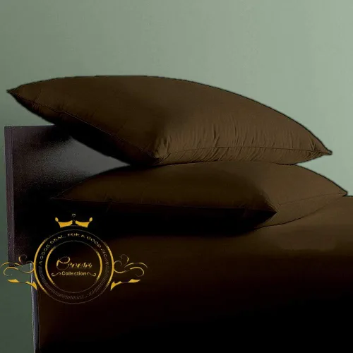 Vista 78 de Crown Collection Juego de 2 fundas de almohada estándar de 20 x 26 pulgadas, hipoalergénicas de 600 hilos, 100% algodón egipcio, fundas de almohada