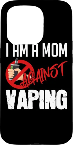 Vista 14 de iPhone 16 I'm A Mom Against Vaping Vaper's Club Vape Case