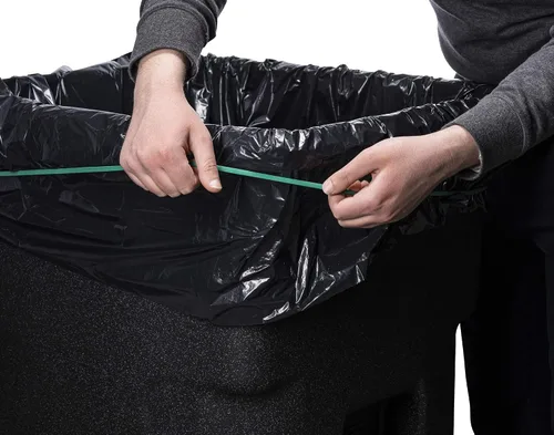 Vista 2 de Tasker Bandas de goma para botes de basura de 95 a 96 galones, (paquete de 6 unidades)