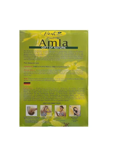 Vista 3 de Hesh Herbal Amla Powder 100GM 3.5 oz Polvo de hierbas 100% natural