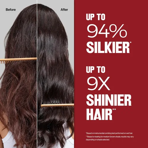 Vista 6 de Revlon ColorSilk con Complejo de Reparación de Enlaces, Tinte Permanente para el Cabello Marrón, 100% Cobertura de las Canas, Tinte para el Cabello
