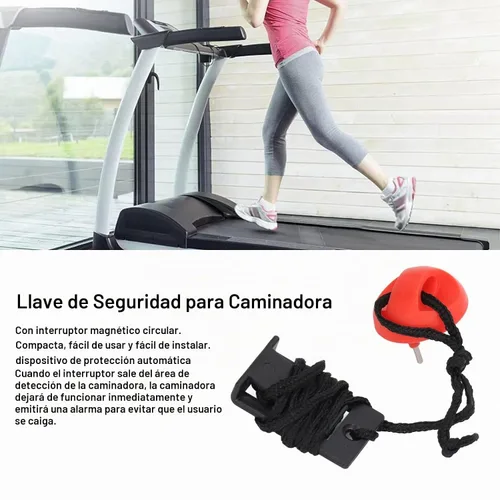 Vista 6 de Cintas de correr de repuesto para llaves de seguridad, 1 unidad universal para cinta de correr, llave magnética compatible con Nordictrack, Proform