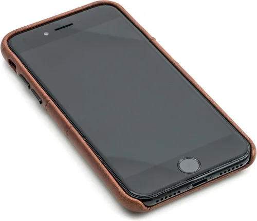 Vista 5 de Dockem Funda tipo cartera para iPhone SE 3 (2022), iPhone SE 2020, iPhone 8/7: piel sintética suave de alta calidad con 2 ranuras para tarjetas