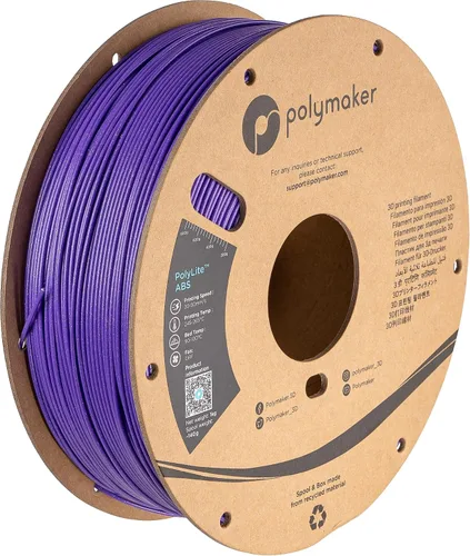 Vista 17 de Polymaker Filamento ABS Pro para impresora 3D de 0.069 pulgadas, color negro, ABS de grado de ingeniería de 2.2 lbs con alta resistencia al calor