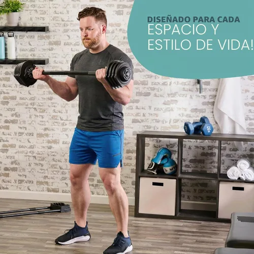 Vista 2 de [Usado] Lifepro Adjustable Dumbbells & Weights for Home Gym, Quick-Adjust 43lb Individual 3 en 1
