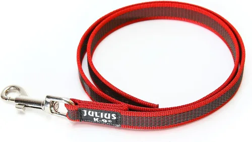 Vista 122 de Julius-K9 218GM-B-DP Correa de color y gris superagarre, ajustable, 0.551 in x 7.2 ft, azul-gris