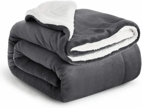 Vista 26 de IR Imperial Rooms Mantas Sherpa de color rosa bebé tamaño King para cama – Paquete al por mayor de 9 mantas Sherpa – Manta suave y esponjosa