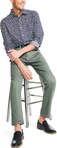 Vista 4 de Nautica Camisa estampada para hombre de forma sostenible
