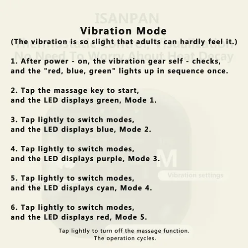 Vista 8 de Alivio de cólicos y gases para bebés de nueva generación, envoltura térmica y vibratoria para bebés, ligera vibración y suave alivio del calor