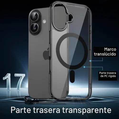 Vista 3 de JETech Funda magnética para iPhone 17, color negro