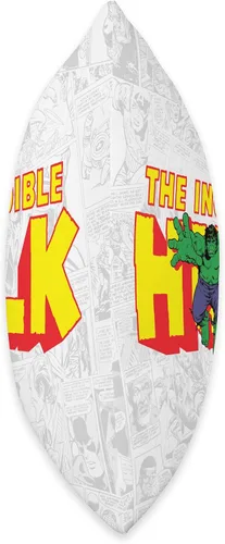 Vista 2 de Marvel Increíble Hulk - Almohada de cómic retro, 18.0 x 18.0 in, multicolor