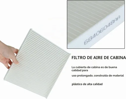 Vista 3 de 68406048AA Filtro de aire de cabina con puerta de acceso de filtro
