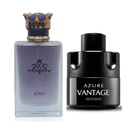 Vista 23 de King&1 Billion Lucky Men Colonia Set Eau De Parfum Spray para hombres, notas afrutadas enriquecidas por una fuerte fragancia a base de madera, ideal