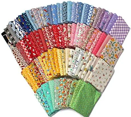 Vista 3 de Field's Fabrics 10 Fat Quarters - 1930 a 1950 Reproducción Depresión Era Feed Sack Pequeña Escala Floral Vintage Look Flowers Nostalgia Prints