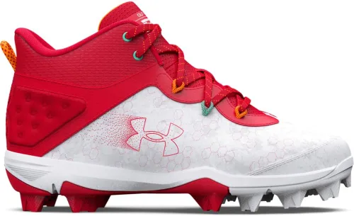 Vista 5 de Under Armour Harper 8 Mid TPU Jr - Tenis de béisbol unisex para niños