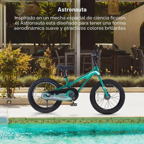 Vista 3 de RoyalBaby Astro Kids Bike 14-18 Inch Magnesium Alloy Bicycle Verde