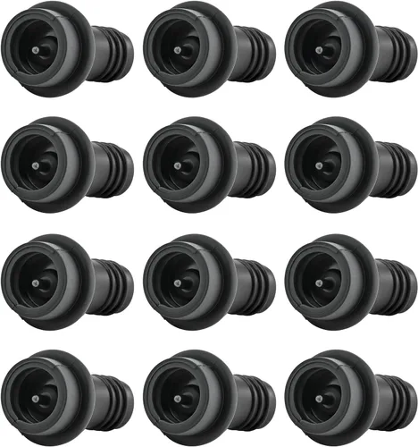 Vista 11 de WOTOR Tapones de vino - Protector de vino al vacío, conservador y sellador (negro, 6 piezas)
