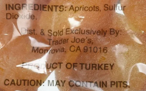 Vista 3 de Albaricoques secos Trader Joe's 1lb