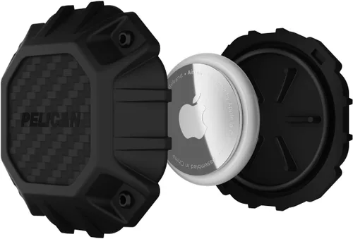 Vista 17 de Pelican Protector - Paquete de 4 soportes para Apple AirTag Funda Air Tag con adhesivo 3M Funda resistente a prueba de golpes para AirTag Stick