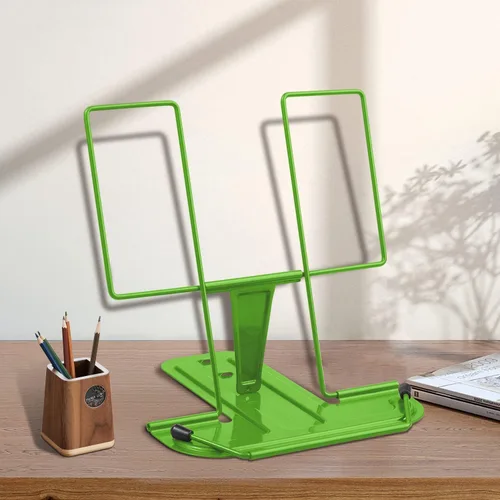 Vista 13 de Honagu Soporte para libros de lectura, soporte ajustable para libros, soporte para documentos, soporte resistente para recetas, libros de texto