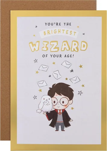 Vista 8 de Hallmark Tarjeta de cumpleaños para hija - Harry Potter ilustraciones y actividad