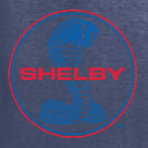 Vista 3 de Wild Bobby Shelby Cobra USA Logo Emblem Powered by Ford Motors Cars and Trucks Front and Back Sudadera unisex con cuello redondo, color azul marino