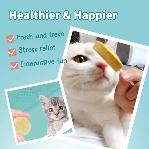 Vista 7 de Golosinas para gatos, bocadillos liofilizados para gatos de interior, bocadillos húmedos suaves y naturales, golosinas prémium para gatos, ideal