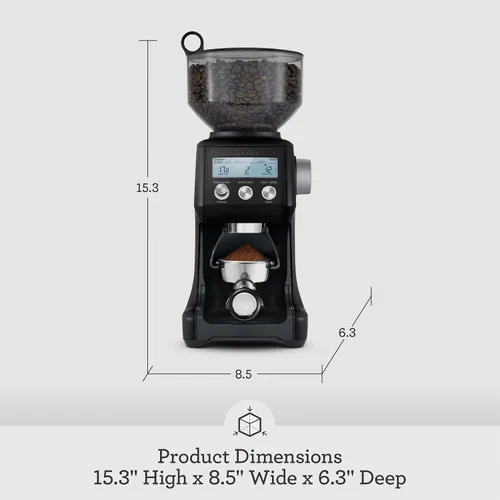 Vista 6 de Breville BCG820BTR Smart Grinder Pro para café y expreso, trufa negra