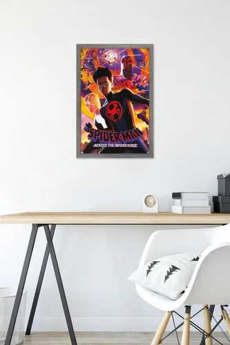 Vista 6 de Trends International Marvel Spider-Man: Across The Spider-Verse - Póster de pared de hoja del grupo uno, 22.4 pulgadas de largo x 14.7 pulgadas