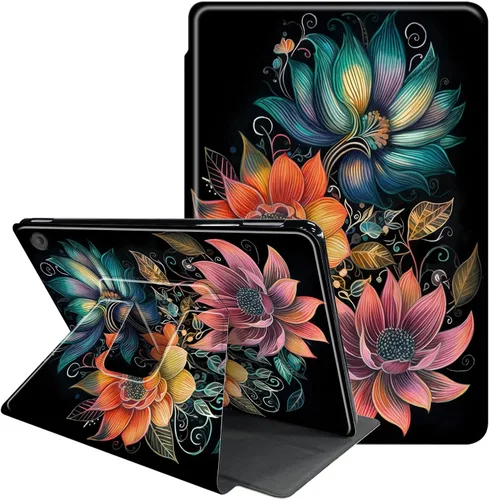Vista 20 de Funda para Samsung Galaxy Tab A8 de 10.5 pulgadas 2022-360 grados giratoria multiángulo de visión protectora con apagado y encendido automático