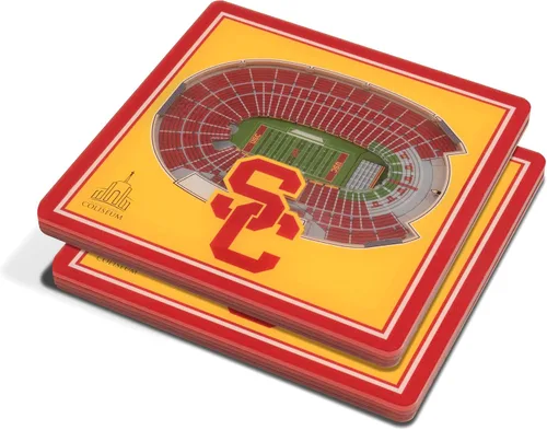 Vista 47 de YouTheFan NCAA - Posavasos con vista de estadio en 3D