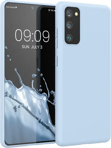 Vista 19 de kwmobile Funda compatible con Samsung Galaxy S20 FE - Funda protectora de silicona TPU suave y delgada - Azul Báltico