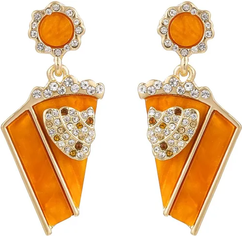 Vista 9 de Madison Tyler Thanksgiving Earrings for Women Cute Fall Pumpkin Jewelry Hoguera-Small