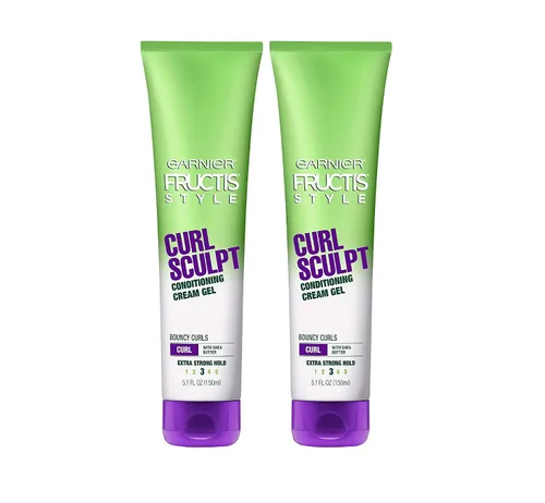 Vista 8 de Garnier Fructis Style Curl Sculpt Gel Crema Acondicionadora 5 oz (paquete de 2), el embalaje puede variar