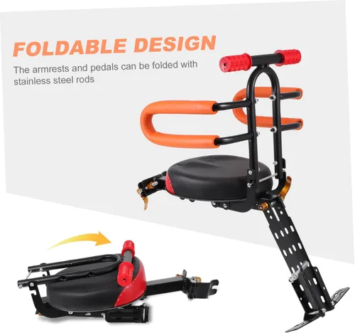 Vista 8 de KESYOO 1pc casco triciclo delantero bicicleta equilibrio para bebés Scooter remolque para acero eléctrico