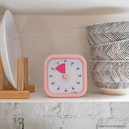 Vista 2 de TIME TIMER Home MOD - Temporizador visual de 60 minutos Edición para el hogar, herramienta de estudio de operación silenciosa para escritorio